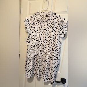 SHEIN polka dot tunic!